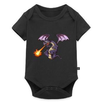 Angry Dragon - Baby Premium short-sleeve bodysuit - black - Front