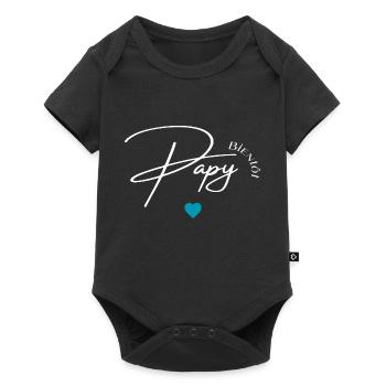 Bientôt papy - Body à manches courtes Premium Bébé - noir - Devant