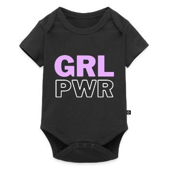 Girl Power moderne - Body à manches courtes Premium Bébé - noir - Devant