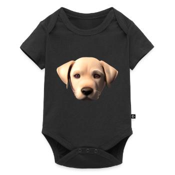 Puppy Golden Retriever Dog Owner Dogs - Baby Premium short-sleeve bodysuit - black - Front