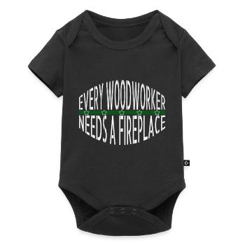 Carpenter Funny Tshirts Gift - Baby Premium short-sleeve bodysuit - black - Front