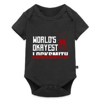 World's Okayest Locksmith Pick Locks Lockpicker - Baby Premium short-sleeve bodysuit - black - Front