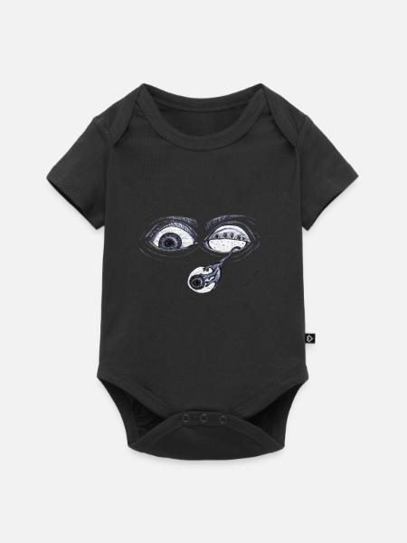 Eyecatcher - Baby Premium Kurzarmbody - Schwarz