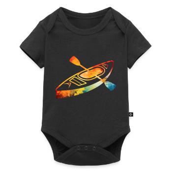 kayak - Body à manches courtes Premium Bébé - noir - Devant
