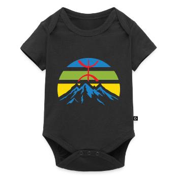 Les montagne de djurdjura en Kabylie - Body à manches courtes Premium Bébé - noir - Devant