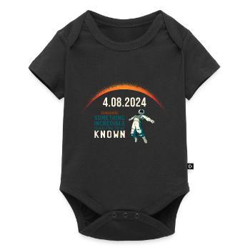 8 avril 2024. Quelque chose d’incroyable vous attend - Body à manches courtes Premium Bébé - noir - Devant
