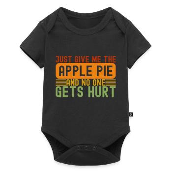 Thanksgiving Just Give Me The Apple Pie Halloween - Baby Premium short-sleeve bodysuit - black - Front