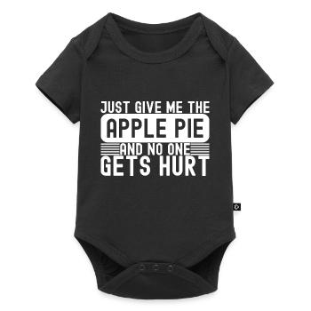 Thanksgiving Just Give Me The Apple Pie Halloween - Baby Premium short-sleeve bodysuit - black - Front