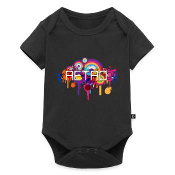 Retro - Timeless elegance and nostalgia - Baby Premium short-sleeve bodysuit - black - Front