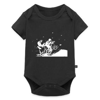 bmx - Body à manches courtes Premium Bébé - noir - Devant
