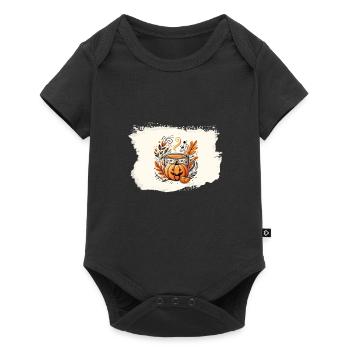 Herbstliebe - Baby Premium Kurzarmbody - Schwarz - Vorne