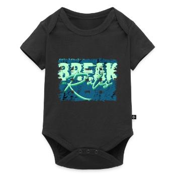 Vertraue dir selbst Bremsregeln Zitat Humor Cool Retro - Baby Premium Kurzarmbody - Schwarz - Vorne