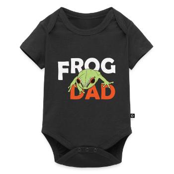 Red-eyed Coqui Frog Eleutherodactylus antillensis - Baby Premium Kurzarmbody - Schwarz - Vorne