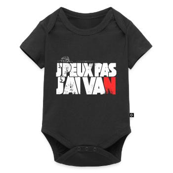 J'peux pas j'ai Van - Body à manches courtes Premium Bébé - noir - Devant