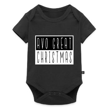 Jokes Christmas Vacation Fun Bodybuilding - Baby Premium short-sleeve bodysuit - black - Front