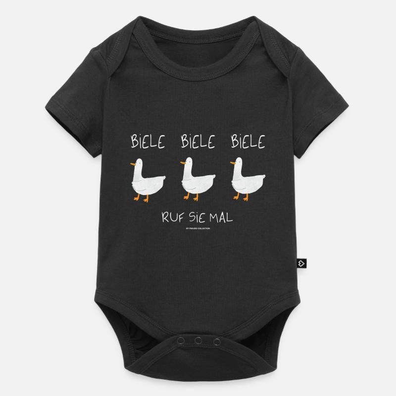 Biele Biele Biele Ruf sie mal - Baby Premium Kurzarmbody - Schwarz