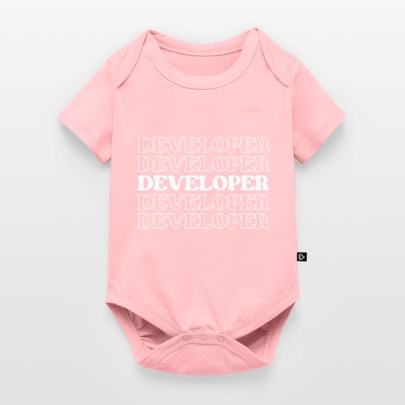 Developer Programmer Coder Coder Software Engineer Baby Premium short-sleeve bodysuit