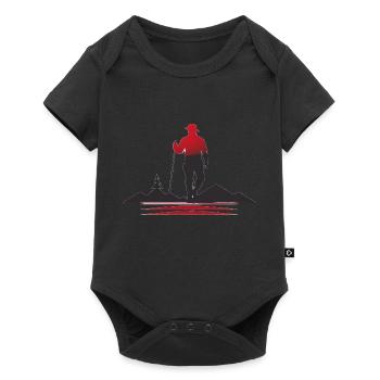 Wanderer - Baby Premium Kurzarmbody - Schwarz - Vorne