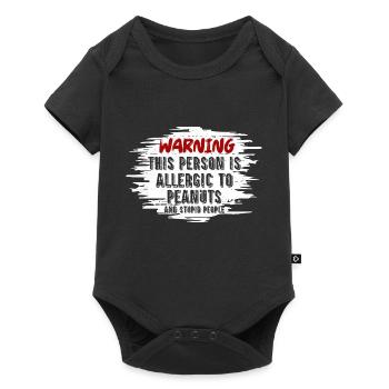 This Person Is Allergic To Peanuts Nut Allergic A - Baby Premium short-sleeve bodysuit - black - Front