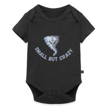 Klein aber fein - Baby Premium Kurzarmbody - Schwarz - Vorne