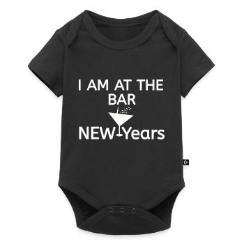 New Year - Baby Premium short-sleeve bodysuit - black - Front