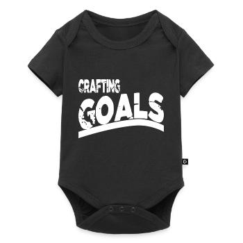 statement competition goal funny quote imagination - Baby Premium Kurzarmbody - Schwarz - Vorne