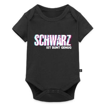 Schwarz Ist Bunt Genug - Baby Premium Kurzarmbody - Schwarz - Vorne