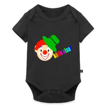 Clown says kölle alaaf - Baby Premium short-sleeve bodysuit - black - Front