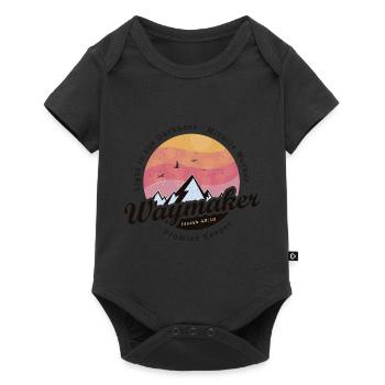 Vintage Waymaker Promise Keeper Wundertäter - Baby Premium Kurzarmbody - Schwarz - Vorne