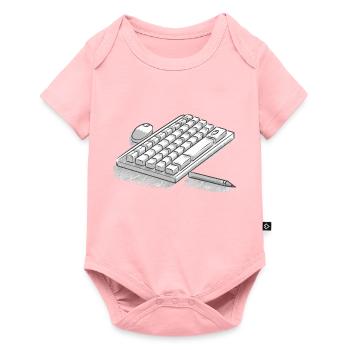 ANZAHL TAG - Baby Premium Kurzarmbody - Rosa - Vorne
