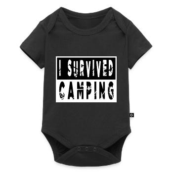 Van Life Awesome Statement Campfires Jokes - Baby Premium short-sleeve bodysuit - black - Front