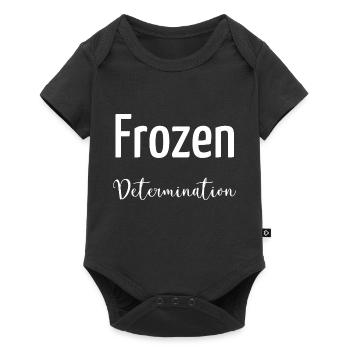 resilience mindset sayings fun hockey games - Baby Premium short-sleeve bodysuit - black - Front