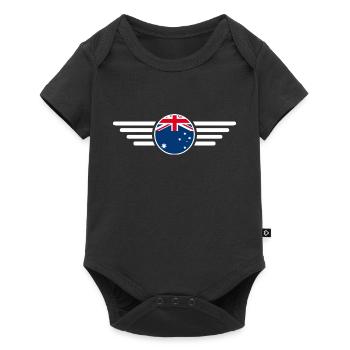 Australia Style Design T-Shirt - Baby Premium short-sleeve bodysuit - black - Front