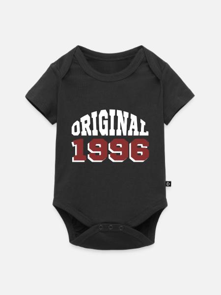 Original 1996 - Baby Premium Kurzarmbody - Schwarz