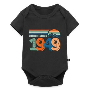 Limitierte Auflage 1949 - Baby Premium Kurzarmbody - Schwarz - Vorne