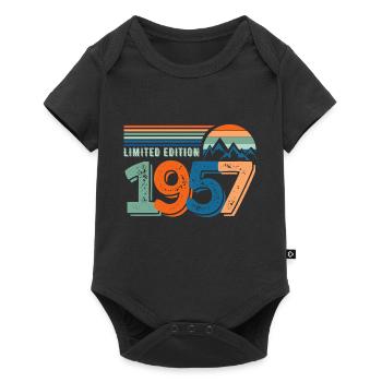Limited edition 1957 - Body à manches courtes Premium Bébé - noir - Devant