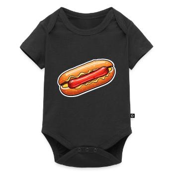Hot-dog - Body à manches courtes Premium Bébé - noir - Devant