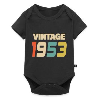 1953 Vintage Retro Classic 1953 - Baby Premium short-sleeve bodysuit - black - Front