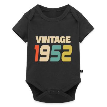 1952 Vintage Retro Classic 1952 - Baby Premium short-sleeve bodysuit - black - Front