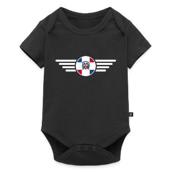 I Love Dominican Republic Design T-Shirt - Baby Premium short-sleeve bodysuit - black - Front