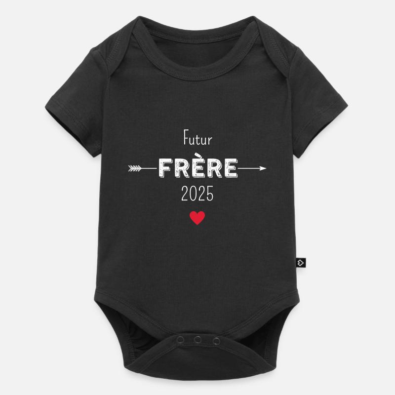 Futur frère 2025 - Body à manches courtes Premium Bébé - noir