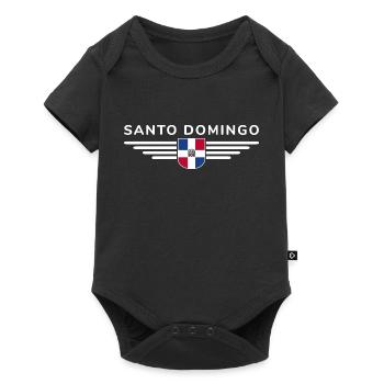Conception de t-shirt Santo Domingo - Body à manches courtes Premium Bébé - noir - Devant