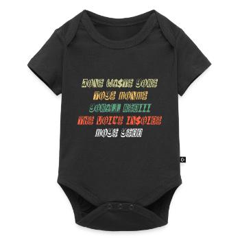 JONE WASTE YORE TOYE MONME YORALL REDIII THE VOICE - Baby Premium short-sleeve bodysuit - black - Front