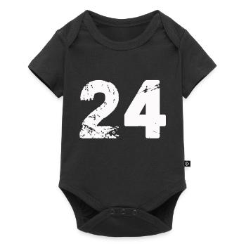 24 - Baby Premium short-sleeve bodysuit - black - Front
