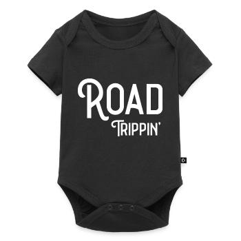 Road Trippin' Adventure Vibes - Baby Premium short-sleeve bodysuit - black - Front
