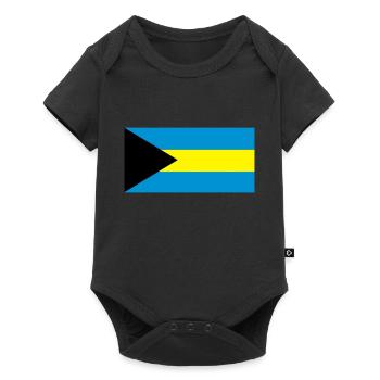 Flag of the Bahamas - Baby Premium short-sleeve bodysuit - black - Front
