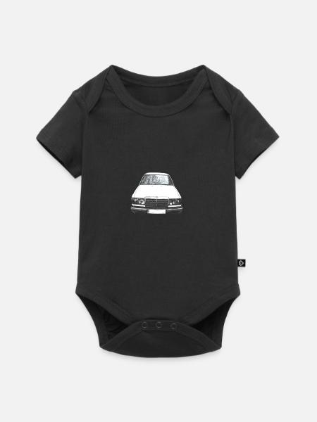w124 - Baby Premium Kurzarmbody - Schwarz