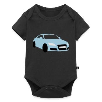 Auto (Farben anpassbar) - Baby Premium Kurzarmbody - Schwarz - Vorne
