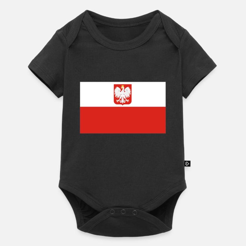 POLAND - Baby Premium short-sleeve bodysuit - black