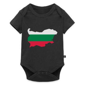 Bulgarien - Baby Premium Kurzarmbody - Schwarz - Vorne